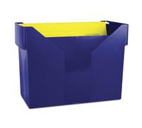 Boîte à charnières Donau avec 5 plaques - plastique, bleu