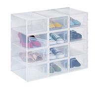 Boîte à chaussures aération boîtes à chaussures empilables léger empilable