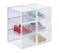 Boîte à chaussures boîtes empilables rangement pour sneakers 6 pièces hydrofuge