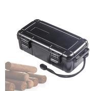 Boîte à cigares étanche - Grande capacité - Étanche - Grande capacité - Étui à cigares portable avec joint résistant aux chocs - Pour les voyages, le camping, les voyages en plein air, les excursions