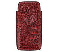 Boîte à cigares, étui à cigares en cuir doux au toucher, coutures fines pour le voyage (66)