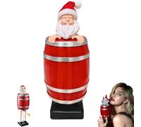 Boite A Cigarette Amusant - DrôLe PèRe NoëL Etui Cigarette Pop Up En Bois, Pour 9 Cigarettes, éTui Cigarette Cigarettes Portable, BoîTe à Cigarettes FêTe NoëL Cadeau Homme. (le père Noël)