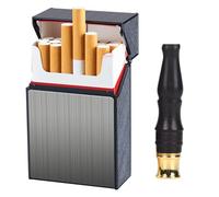 Boite a Cigarettes, Porte Cigarette, Étui à Cigarettes, Filtres à Cigarettes, Paquet de Cigarettes, Fume Cigarette, Porte Boîte de Cigarette, Un Excellent Ajout à la Collection D'un Fumeur, 2 Pièces
