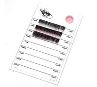 Boîte à Cils Transparente, Organisateur de Cils avec Support et Récipient à Colle pour Extensions de Cils