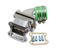 Boite à Clapets Carburateur Tuyau de collecteur d'admission adapté pour DIO50 AF17 AF18 AF27 AF28 adapté pour carburateur de moto 2 temps HONDA 100 50cc 90cc Clapet À Clapet Moto(Green)