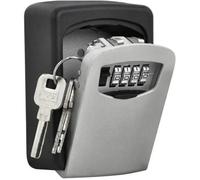 Boîte à Clé Coffre-fort portatif Coffret Code Serrure Combinaison Armoire Sécurité 4-Chiffre