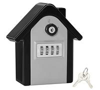 Boite a Cle Securisee Mural Boite a Clé avec Code Numérique & Clés d'urgence, Grand Key Safe Box Format XL Coffre a Clef Extérieur pour Maison, Bureau, Usine, Garages (Argent)