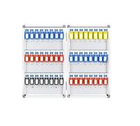 Boite à Clefs Haute sécurité Boîte de gestion des clés 48 clés Boîte à clés de sécurité portable en métal avec serrure à combinaison for entrepôt Location de voitures Appartement Entreprise For Lock s