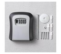 Boite à Clefs Haute sécurité Serrure à combinaison for porte-clés, fixation murale, étanche, mots de passe à 4 chiffres, 5 clés, boîte de rangement, facile à réparer, à la maison ou au bureau For Lock