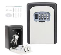 Boite a Clefs - Murale Boite a clé avec Code Sécurisée Exterieur, Boîte à Clé Sécurisée Exterieur, Murale boîte à clés étanche et antirouille, Boite à clé sécurisée pour Maison, garages, école