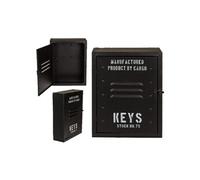 Boîte à clefs noire Vintage