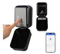 Boîte s Sécurisée Exterieur, Boîte à Clé Intelligente Contrôle via l’application TTLock, Déverrouillage par Bluetooth et Code PIN, Coffre vec Code pour Maison Location Saisonnière