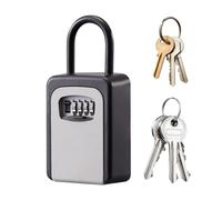 Boîte à Clés à Code, Conteneur De Stockage Pour Codes Secrets, Boîte De Rangement Pour Clés De Rechange, Pour Propriétaires Vacances Voyage Bureaux Porte D'Entrée Portail Aidants Chantier De Construct