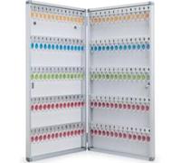 Boîte à Clés, Armoire à Clef Murale, Métal, Rangement 72/96/120 Clefs sur Crochets et Fermeture Sécurisée avec 2 x Clé(140key)