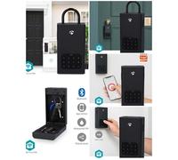 Boîte à clés Bluetooth intelligente Serrure à clé DIGITALE usage professionnel (location de maison, garages) avec code d’accès
