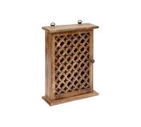 Boîte à Clés en Bois "Cassandre" 27cm Marron