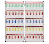 boîte à clés, Boîte à clés Murale de Grande capacité for 72/96/120, idéale for l'immobilier(120 Keys)