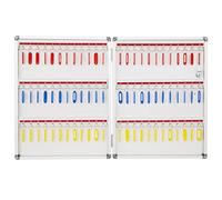 boîte à clés, Boîte à clés Murale de Grande capacité for 72/96/120, idéale for l'immobilier(72 Keys)