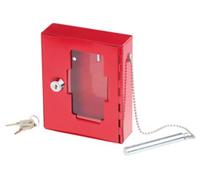 Boîte à clés de secours professionnelle avec vitre et marteau d'urgence XCase