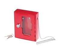 Xcase Boîte à clés de Secours Professionnelle avec vitre et Marteau d'urgence
