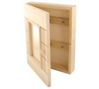 Boite À Clés En Bois Forme Cadre Photo 26 X 19.5 H 5.6 Cm - Megacrea Diy