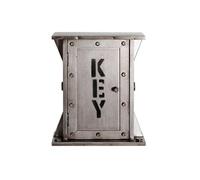 Boîte à Clés en Métal "Industrielle" 32cm Anthracite