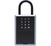 ABUS KEYGARAGE One - utilisable par app avec smartphone ou par code numérique - boîte à clés pour 20 clés - également idéale pour les appartements de vacances - Modèle 797 avec arceau, noir