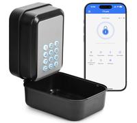 Boîte À Clés Intelligente Grand Format Avec Verrou - Contrôle Via l'Application TTLock, Déverrouillage Par Bluetooth Et Code Secret - Boîte À Clés Murale Pour Airbnb, Agents Immobiliers Et Bureaux
