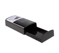 Boîte à clés magnétique créative noire - Boîte à clés magnétique cachée à l'extérieur - Boîte à clés secrète à aimant puissant pour voiture, maison, bureau, garage