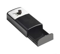 Boîte à clés magnétique créative pour voiture ou extérieur, boîte de rangement noire avec aimant puissant, matériau PP, 107 x 56 x 27 mm, compatible avec le métal