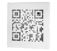 Boîte à Clés Métal "QR Code" 24cm Blanc