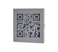 HAKU boîte à clés «QR Code» métal Gris – L22×H24×P5 cm – style moderne