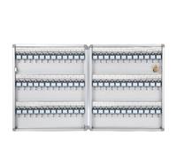 Boîte à clés murale - Armoire à clés sécurisée pour hôtels, maisons et valets - Rangement verrouillable pour 12 clés (21 x 21 cm) - Solution de gestion des clés durable et pratique