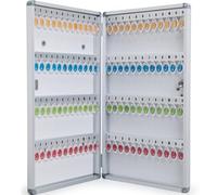 Boîte à clés murale avec grand espace de rangement pour 96 clés, armoire sécurisée avec vis et ancrages muraux inclus