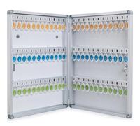 Boîte à clés murale avec grand espace de rangement sécurisé pour clés et support pour un rangement sûr Capacité de 72 clés Comprend vis et ancrages muraux