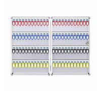Boîte à clés murale pour agences immobilières - Armoire à clés sécurisée (96 crochets) pour un accès et un rangement faciles