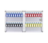 Boîte à clés murale pour agences immobilières - Gestion sécurisée de la propriété (32 crochets) pour un rangement et un accès efficaces des clés