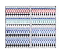 Boîte à clés murale - Rangement sécurisé pour clés de maison, hôtel et voiture - Acier résistant aux intempéries - Accès facile - Idéal pour l'immobilier et la location