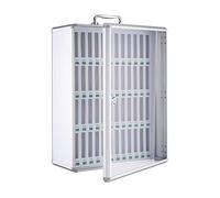 Boîte à clés portable en aluminium pour téléphone portable, documents de poche avec poignée, porte-clés compact pour un accès et un rangement faciles, légère et durable (48)