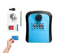 Boîte à clés pour une utilisation en extérieur - Boîtes de sécurité avec combinaison à 4 chiffres | Rangement mural pour clés | Cachette résistante aux intempéries pour la maison, le bureau, le garage