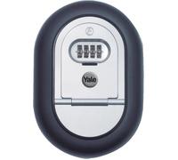 Boîte à clés sécurisée à code programmable 4 chiffres - YALE - Y500 - Résistant aux intempéries et aux effractions - Gris/Noir