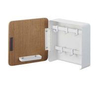 Boîte à clés - YAMAZAKI - Rin key box - Magnétique - Acier - Contreplaqué