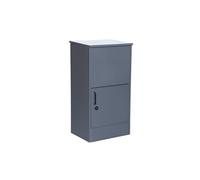 | Boite à colis 56 cm en acier galvanisé avec cadenas anthracite capacité de 2 colis L 56 x P 43 x H 107 cm