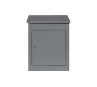Boîte à Colis Anti-vol Grise en Acier 35 x 19 x 15 cm Sécurisé Murale Colissimo