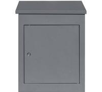Boîte à Colis Anti-vol Grise en Acier 35 x 19 x 15 cm Sécurisé Murale Colissimo