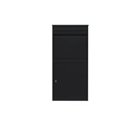 Boîte à Colis Anti-vol Noire XL en Acier 44 x 33 x 15 cm Sécurisé Murale Noir G