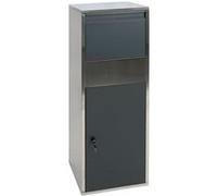 Boîte à colis HWC-G80, Boîte à colis taille XL Acier galvanisé anthracite