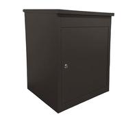 Boîte à Colis Relaxdays, 4 clés, H x L x P : 56 x 45,5 x 44 cm, en Fer, Montage au Sol ou Mural, Choix de Couleurs