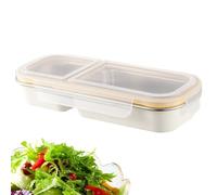 Boîte À Collations En Acier Inoxydable,Conteneur À Collations Réutilisable,Boîte De Stockage Alimentaire Étanche | Pour Ados Adultes École Bureau Prépa Repas Voyage Frigo Garde-Manger Camping