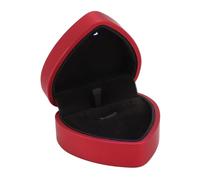 Boîte à Collier Lumineuse LED, Pendentif en Forme de Cœur, Coffrets Cadeaux, Doublure en Velours, Accessoires D'affichage de Comptoir de Bijoux pour Demande en Mariage, (Rouge)
